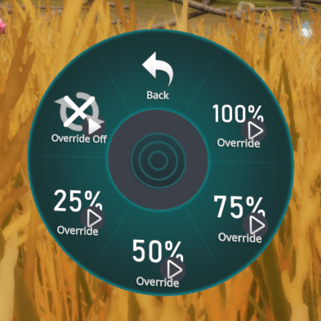 Autowalk Speed Overrides